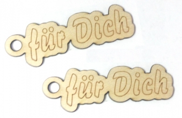 Geschenkanhänger - 5x "für Dich"